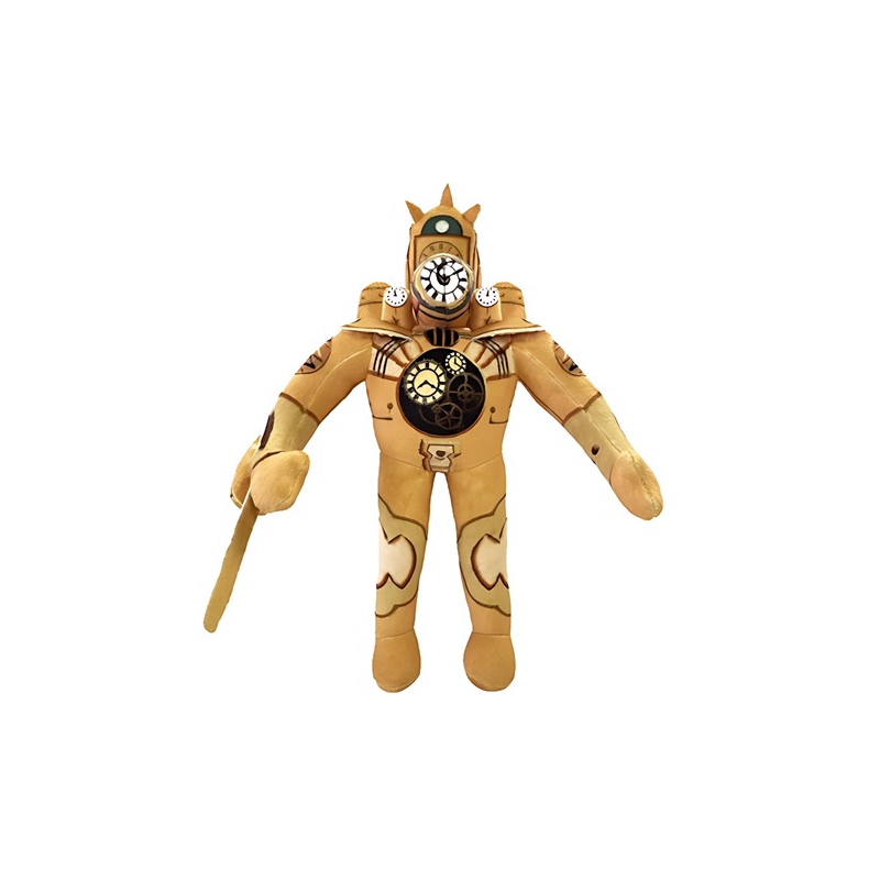 Inodoro Multiverso Titan Clockman Skibidi De Peluche, 30 Cm - Venta Internacional.