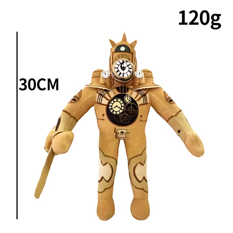 Foto 3 pulgar | Inodoro Multiverso Titan Clockman Skibidi De Peluche, 30 Cm - Venta Internacional.