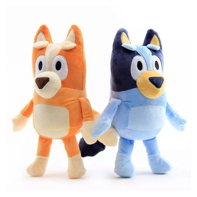 Foto 2 pulgar | Set De Peluche Disney Junior Bluey & Bingo De 28 Cm Con Algodón Pp - Venta Internacional.