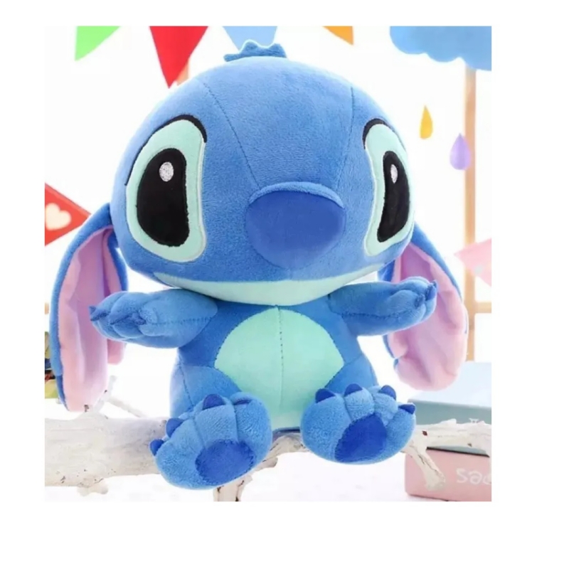 Foto 3 pulgar | Plush Stich Kawaii Para Niños, 40 Cm X 35 Cm, Azul - Venta Internacional.
