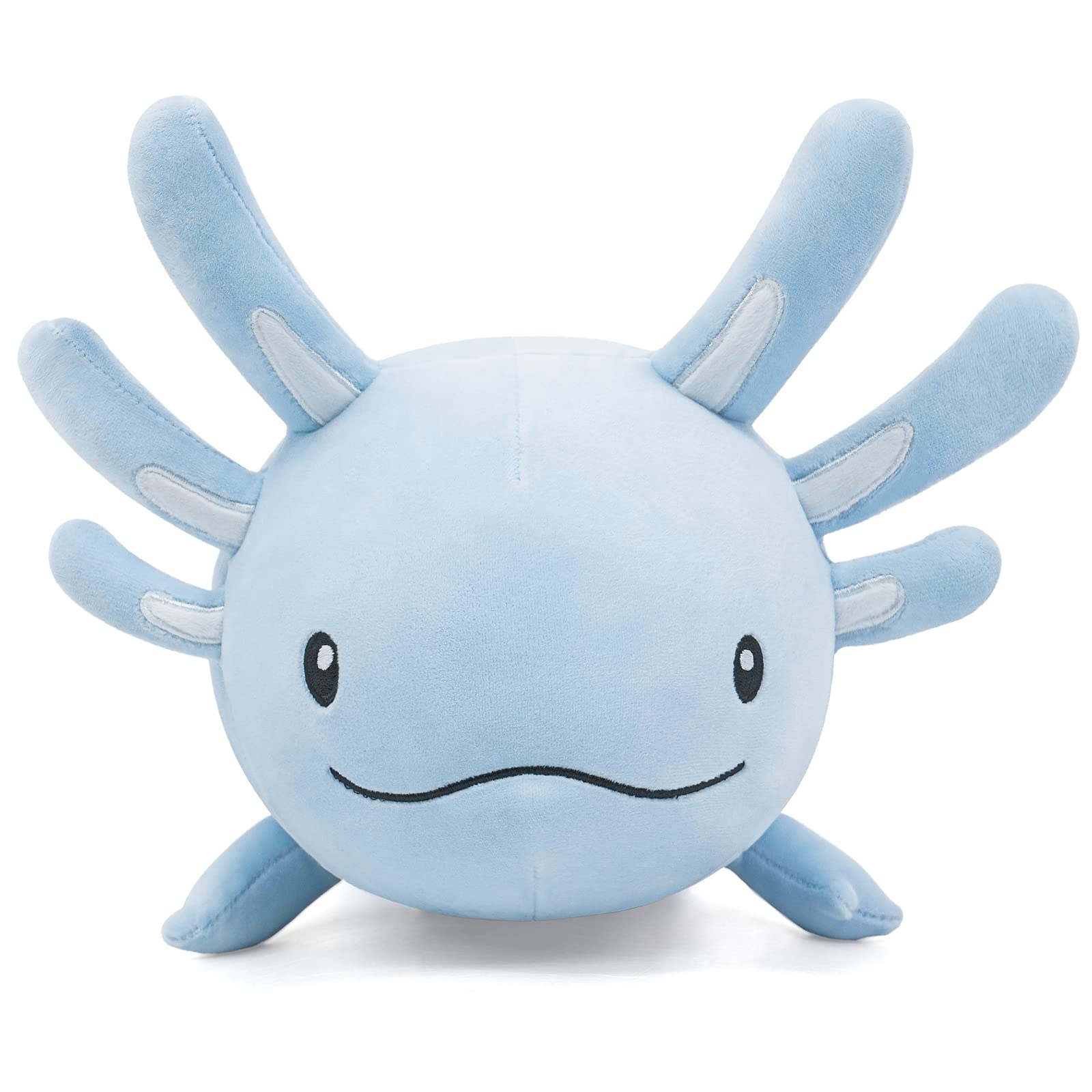 Foto 6 | Peluche Niuniu Daddy Axolotl Azul Luminoso 50 Cm - Venta Internacional.