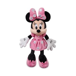 Foto 1 | Peluche Disney Minnie Mouse, Tamaño Mediano, Suave, Rosa, Con Lunares - Venta Internacional.