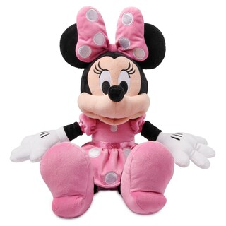 Foto 2 | Peluche Disney Minnie Mouse, Tamaño Mediano, Suave, Rosa, Con Lunares - Venta Internacional.