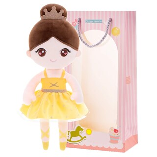 Foto 1 | Muñeca Bailarina De Peluche Gloveleya Ballet Girl, Color Amarillo, 13 Pulgadas - Venta Internacional.