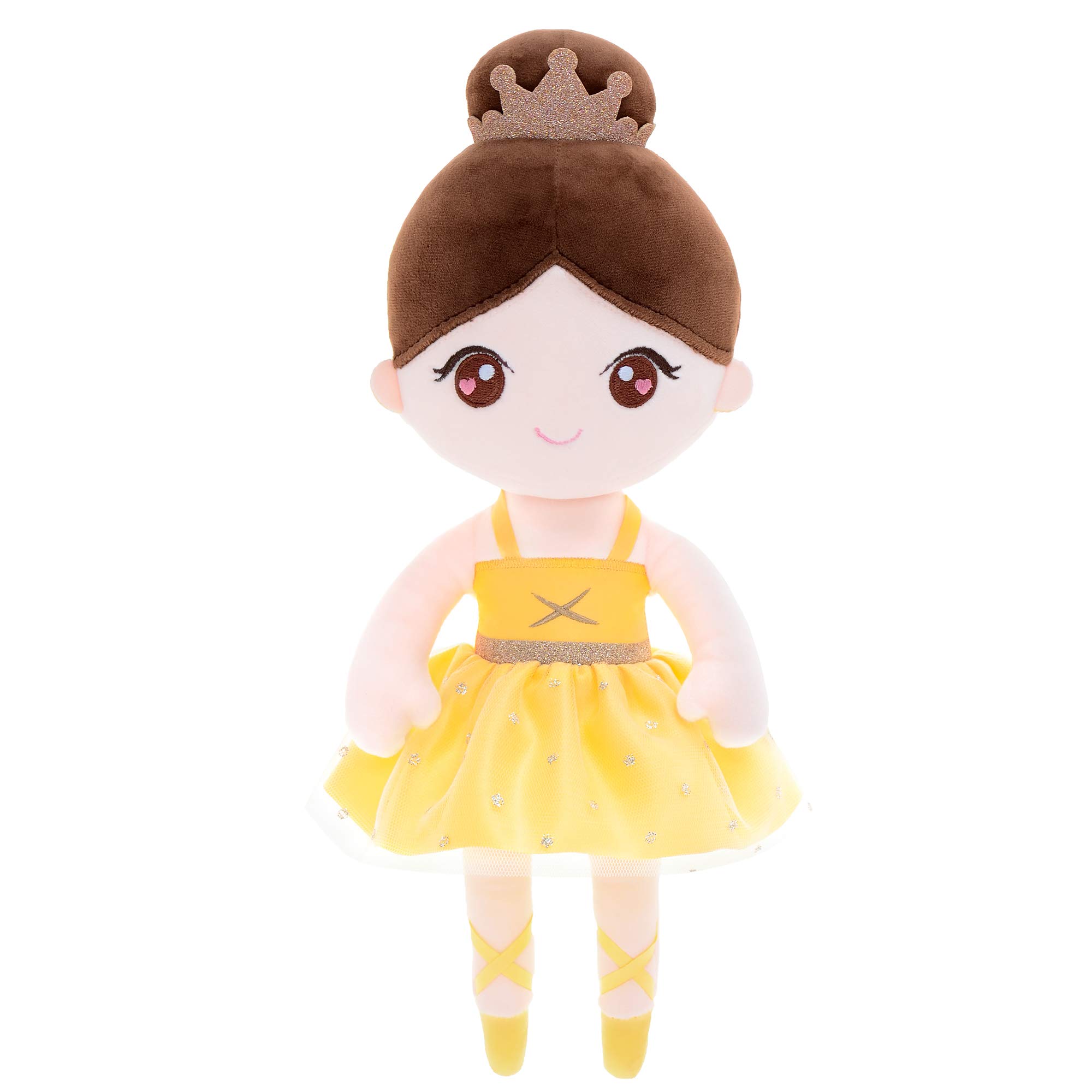Foto 3 pulgar | Muñeca Bailarina De Peluche Gloveleya Ballet Girl, Color Amarillo, 13 Pulgadas - Venta Internacional.