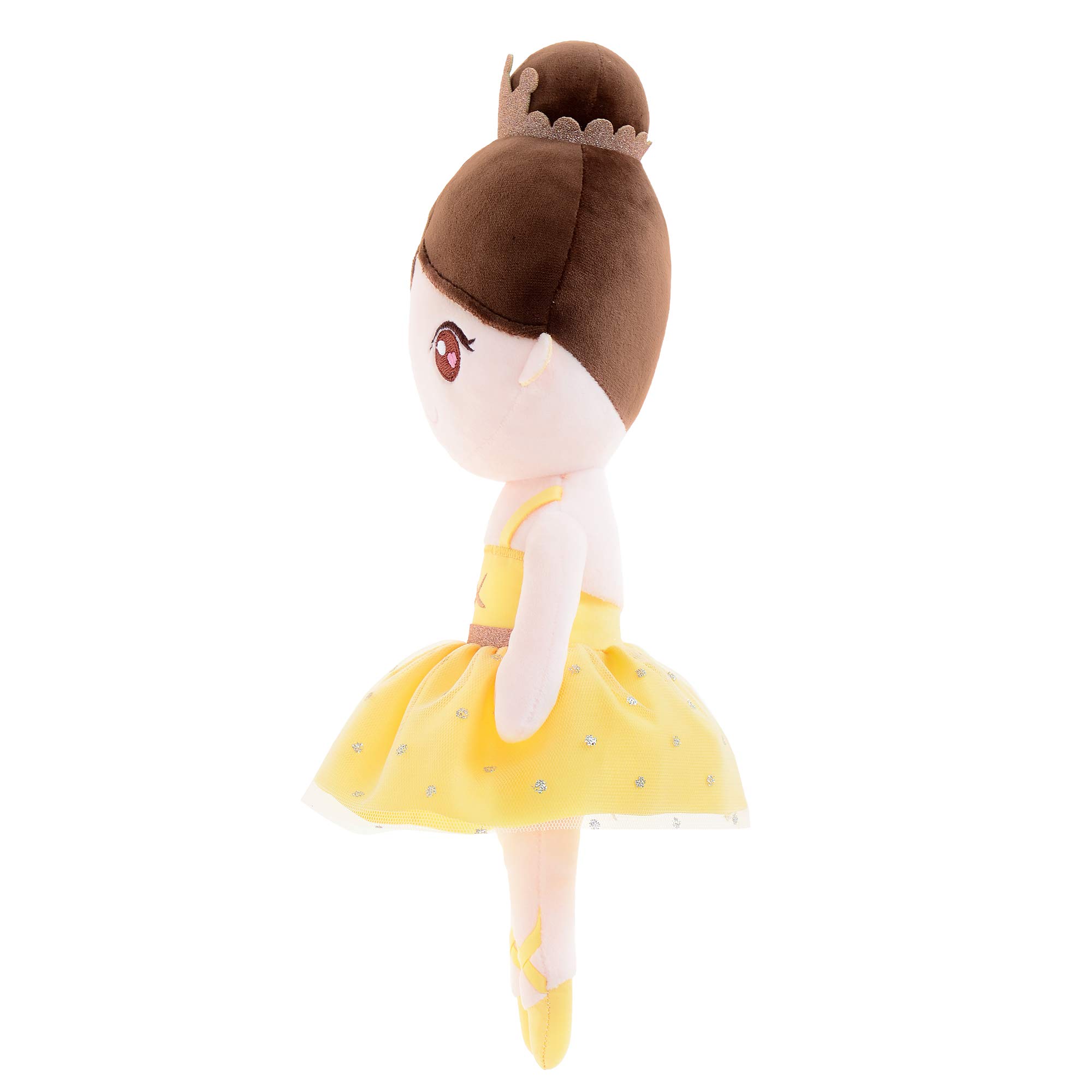 Foto 4 pulgar | Muñeca Bailarina De Peluche Gloveleya Ballet Girl, Color Amarillo, 13 Pulgadas - Venta Internacional.