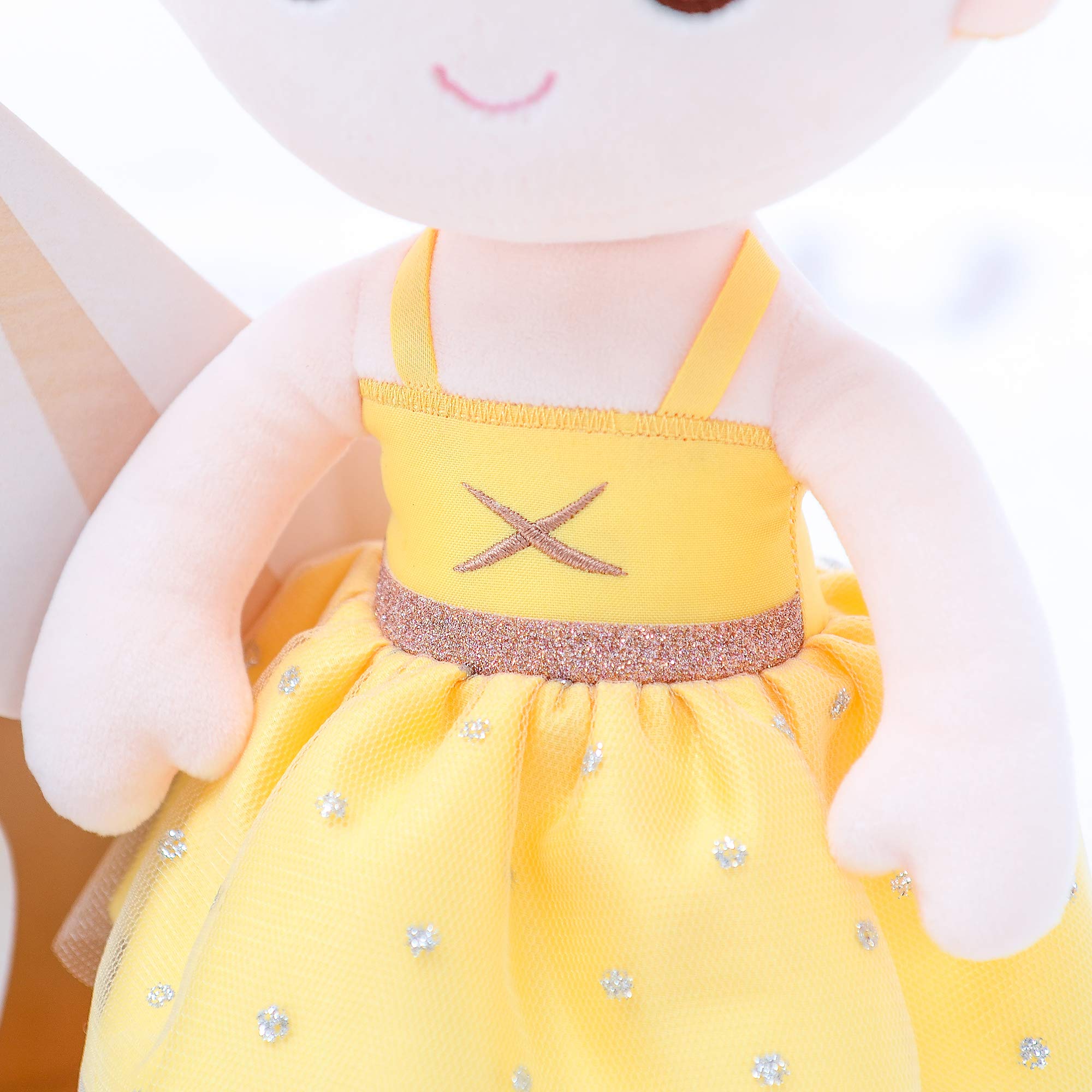 Foto 6 pulgar | Muñeca Bailarina De Peluche Gloveleya Ballet Girl, Color Amarillo, 13 Pulgadas - Venta Internacional.