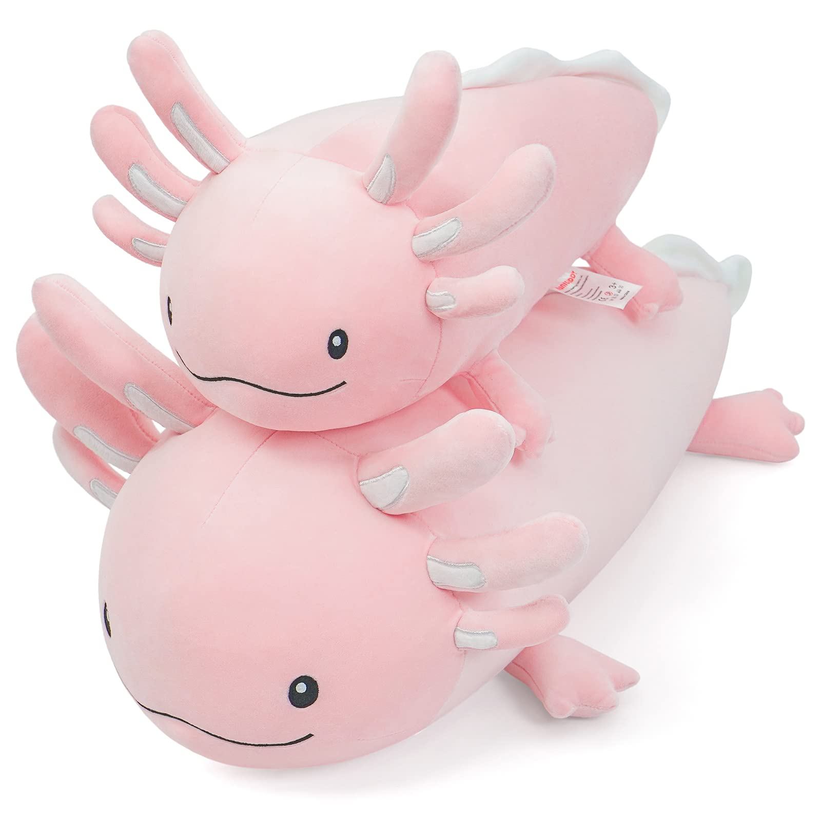 Foto 3 pulgar | Peluche Niuniu Daddy Axolotl Rosa Luminoso 60 Cm - Venta Internacional.