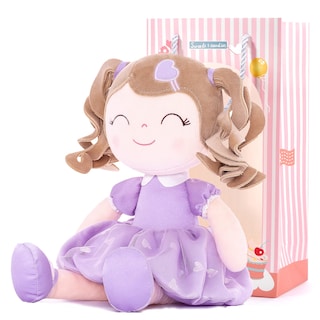 Foto 1 | Muñeca De Peluche Gloveleya Curly Girl 16, Color Morado, Piel Clara - Venta Internacional.