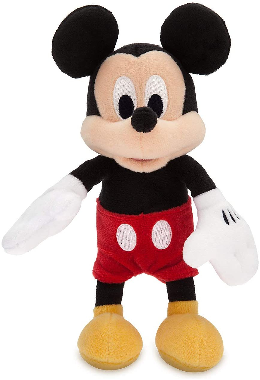 Foto 2 pulgar | Minipuf De Peluche Con Diseño De Mickey Mouse De Disney, 23 Cm - Venta Internacional.