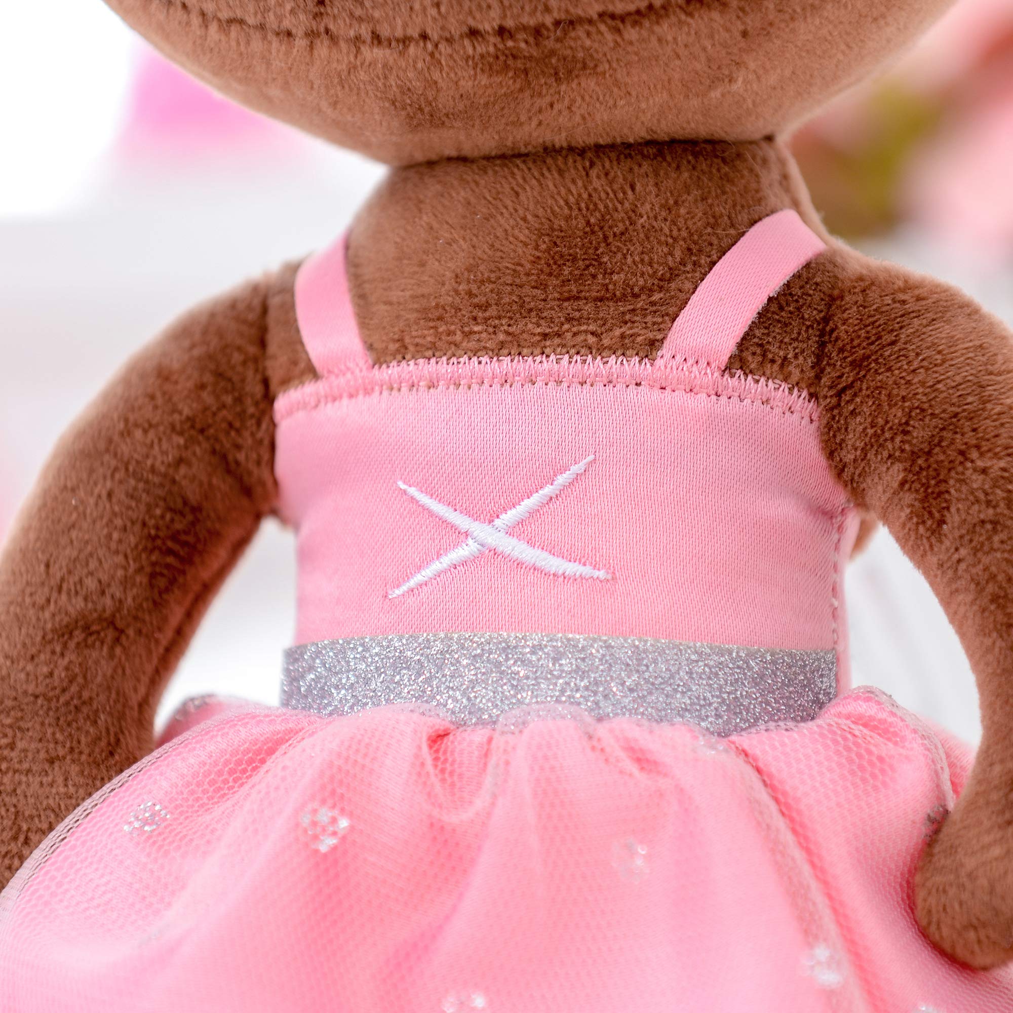 Foto 4 pulgar | Muñeca Bailarina Afroamericana De Peluche Gloveleya, 33 Cm, Bronce - Venta Internacional.