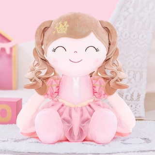 Foto 3 | Muñeca de Peluche Gloveleya para Niña con Corona de Princesa Rosa 14 cm - Venta Internacional