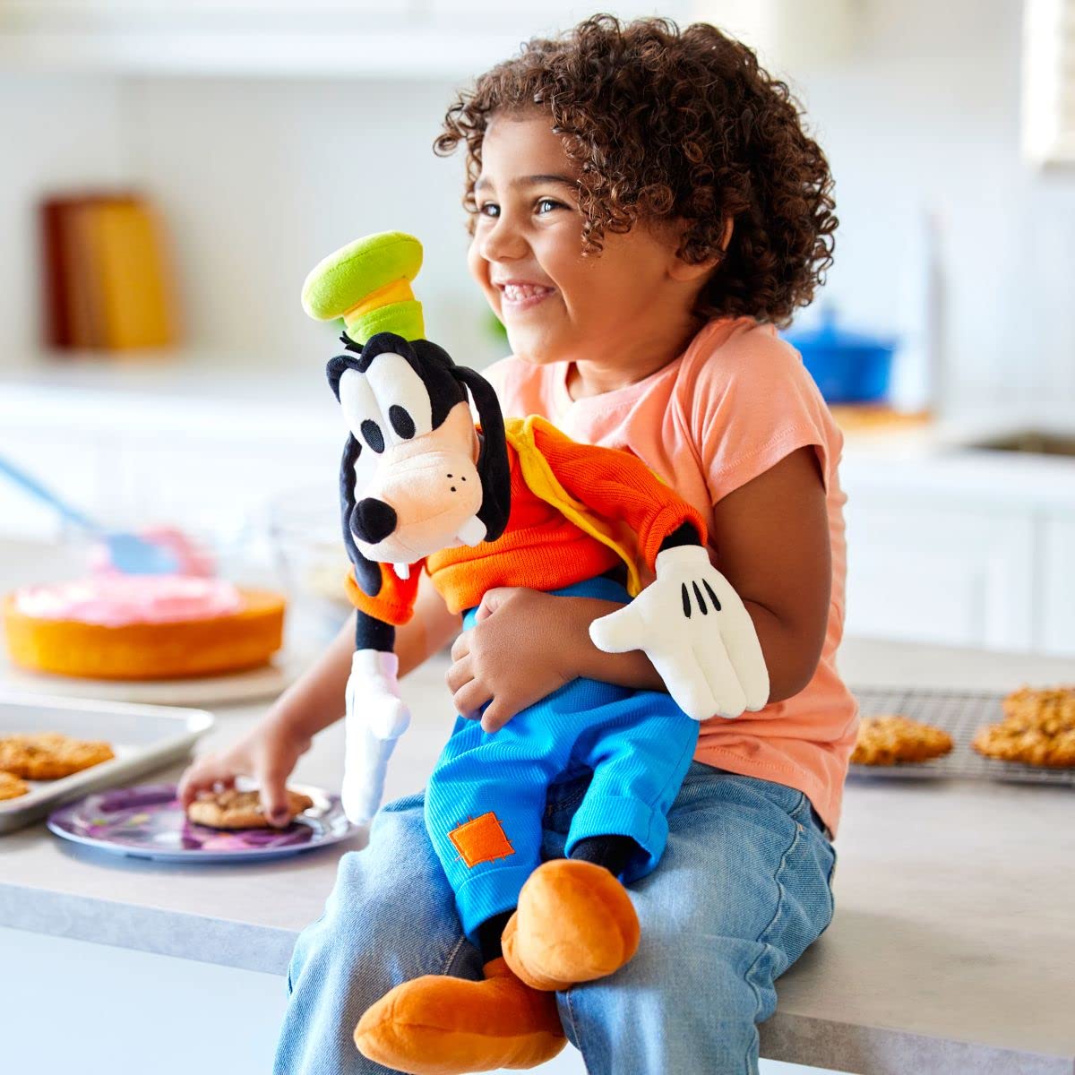 Foto 4 pulgar | Peluche De Peluche Disney Goofy Para Niños, Tamaño Mediano - Venta Internacional.