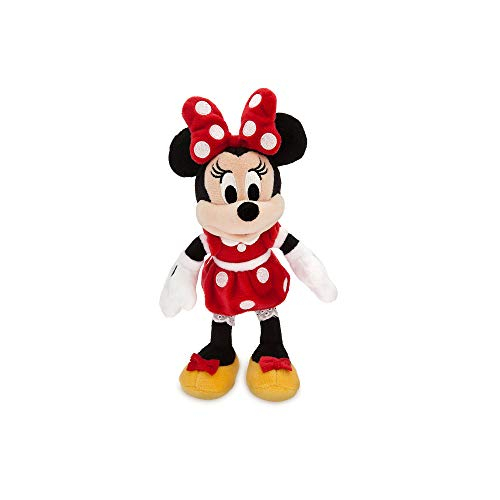 Foto 2 pulgar | Minipuf Rojo De Peluche De Minnie Mouse De Disney, 24 Cm - Venta Internacional.