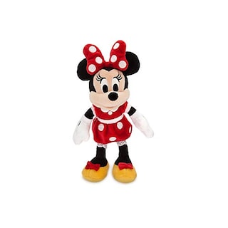 Foto 1 | Minipuf Rojo De Peluche De Minnie Mouse De Disney, 24 Cm - Venta Internacional.