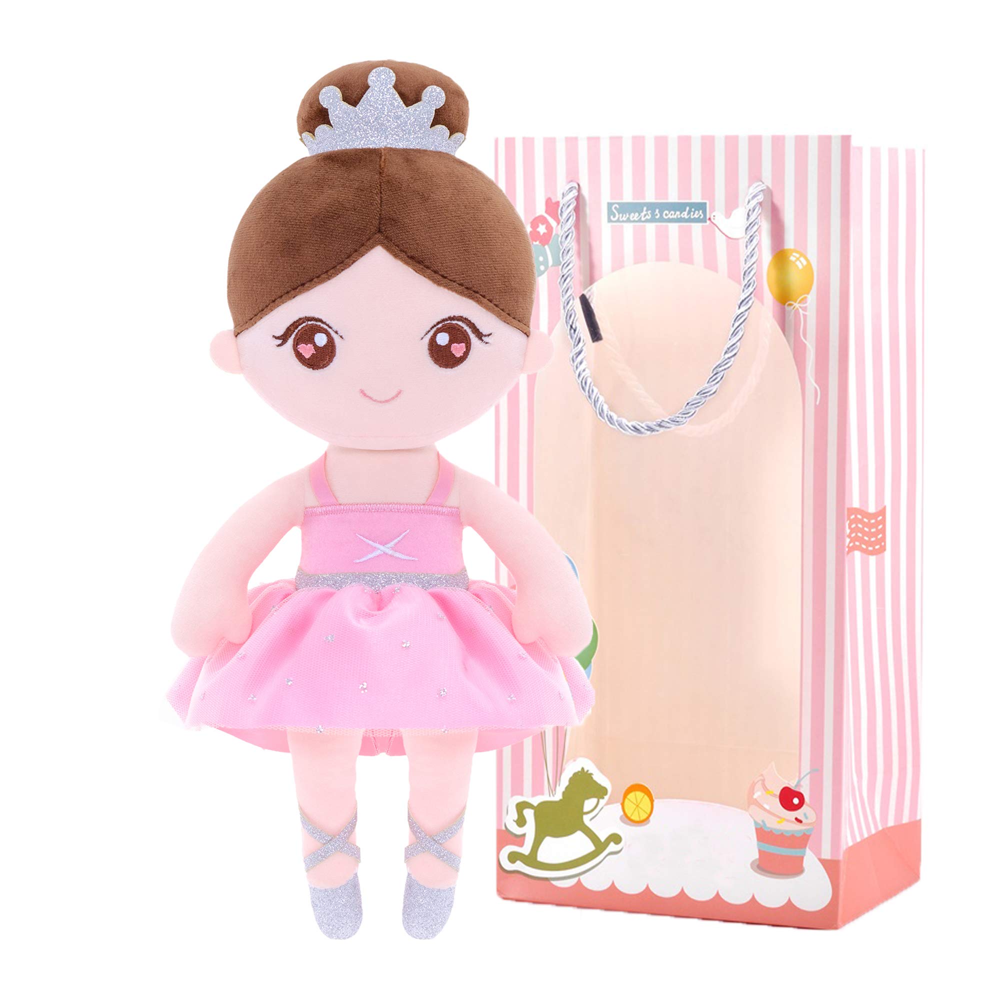 Muñeca De Peluche Gloveleya Ballet Girl, Rosa Claro, 13 Pulgadas - Venta Internacional.