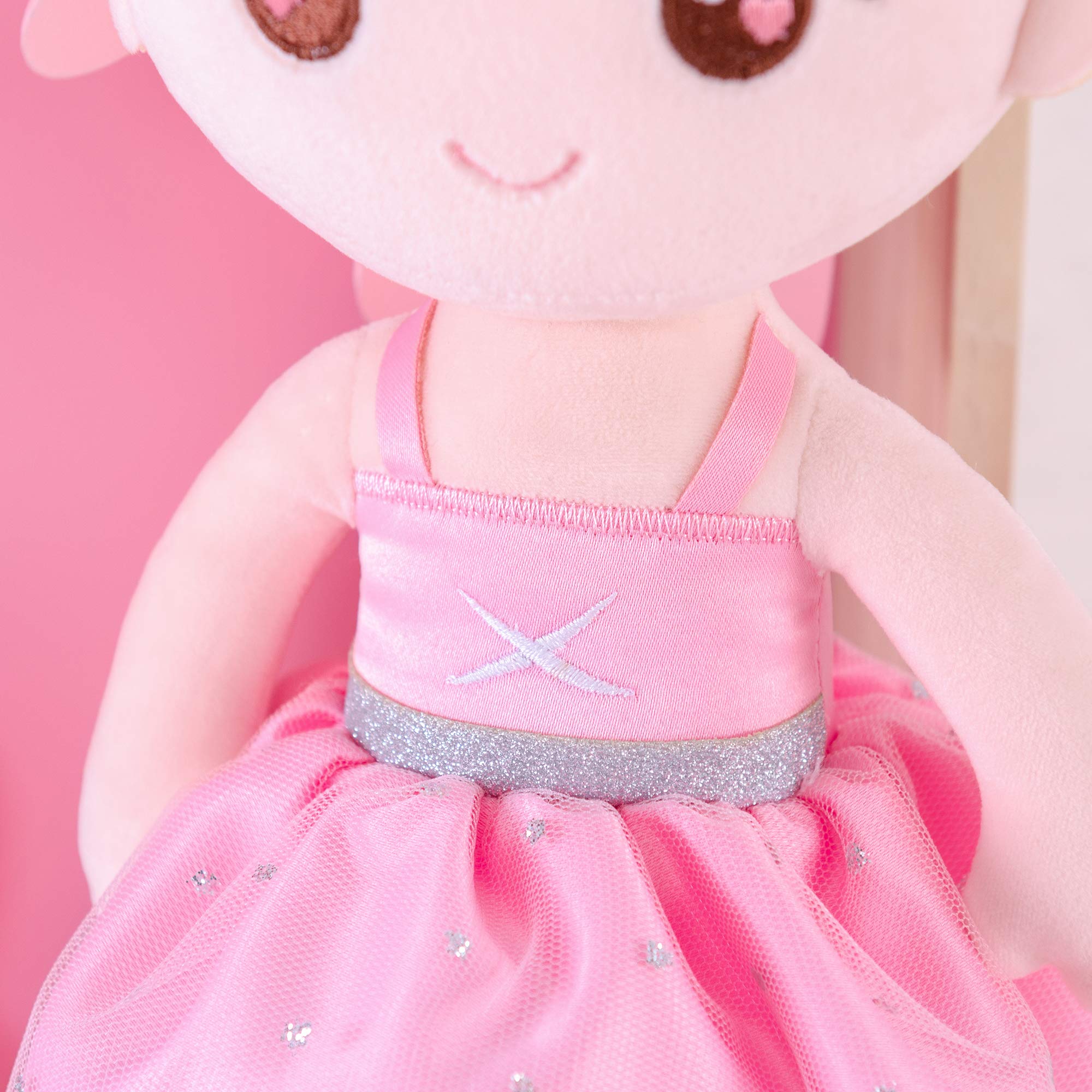 Foto 6 pulgar | Muñeca De Peluche Gloveleya Ballet Girl, Rosa Claro, 13 Pulgadas - Venta Internacional.