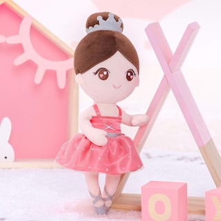 Foto 4 | Muñeca De Peluche Gloveleya Ballet Girl, Color Rojo Sandía, 33 Cm, Con Caja - Venta Internacional.