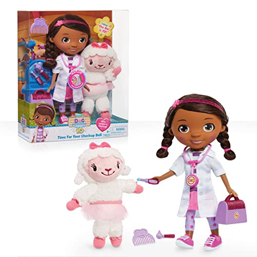 Doll Just Play Doc Mcstuffins Time For Your Chequeo Con Lambi - Venta Internacional.