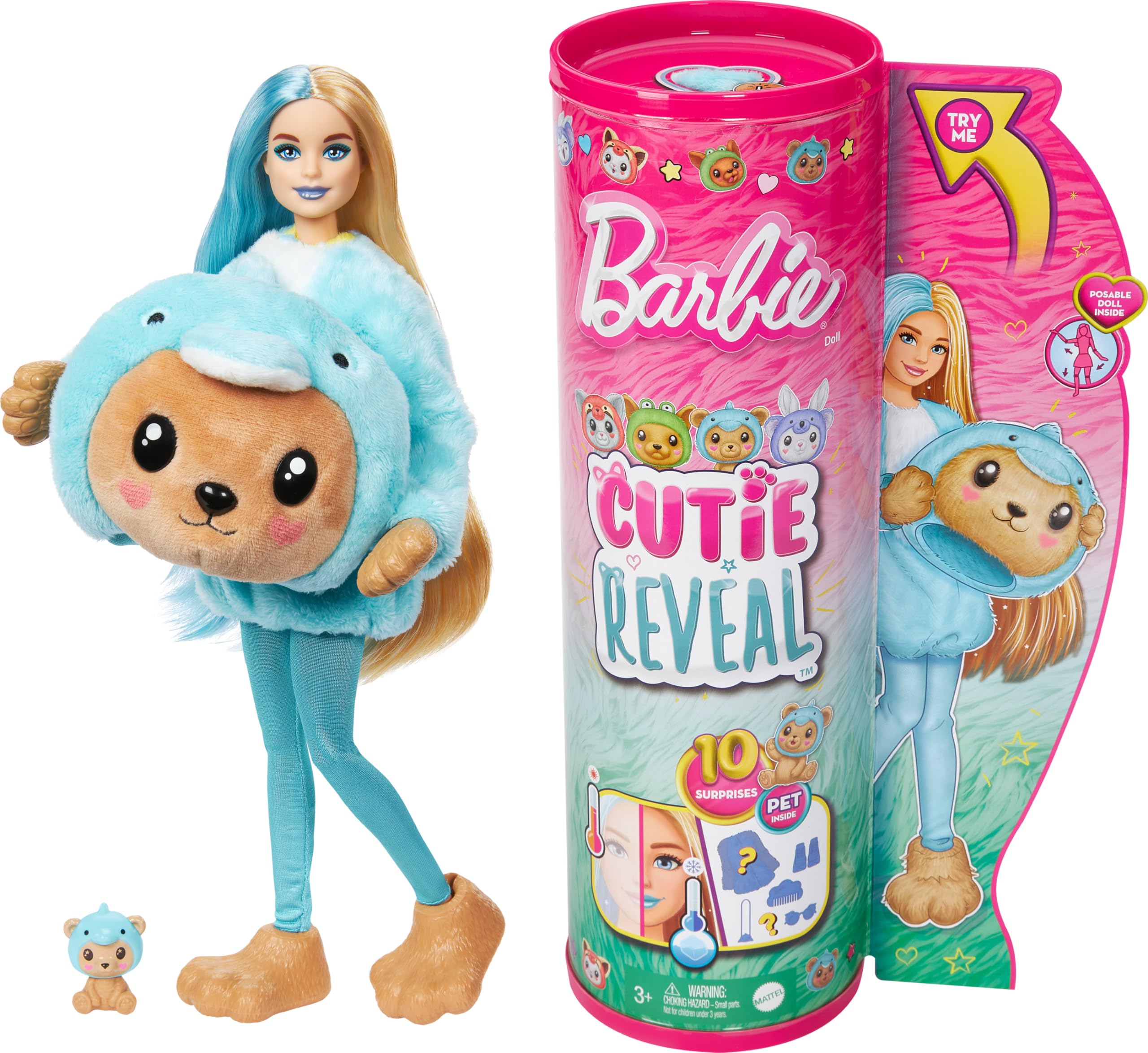 Muñeca Barbie Cutie Reveal Con Accesorios Y 10 Sorpresas - Venta Internacional.