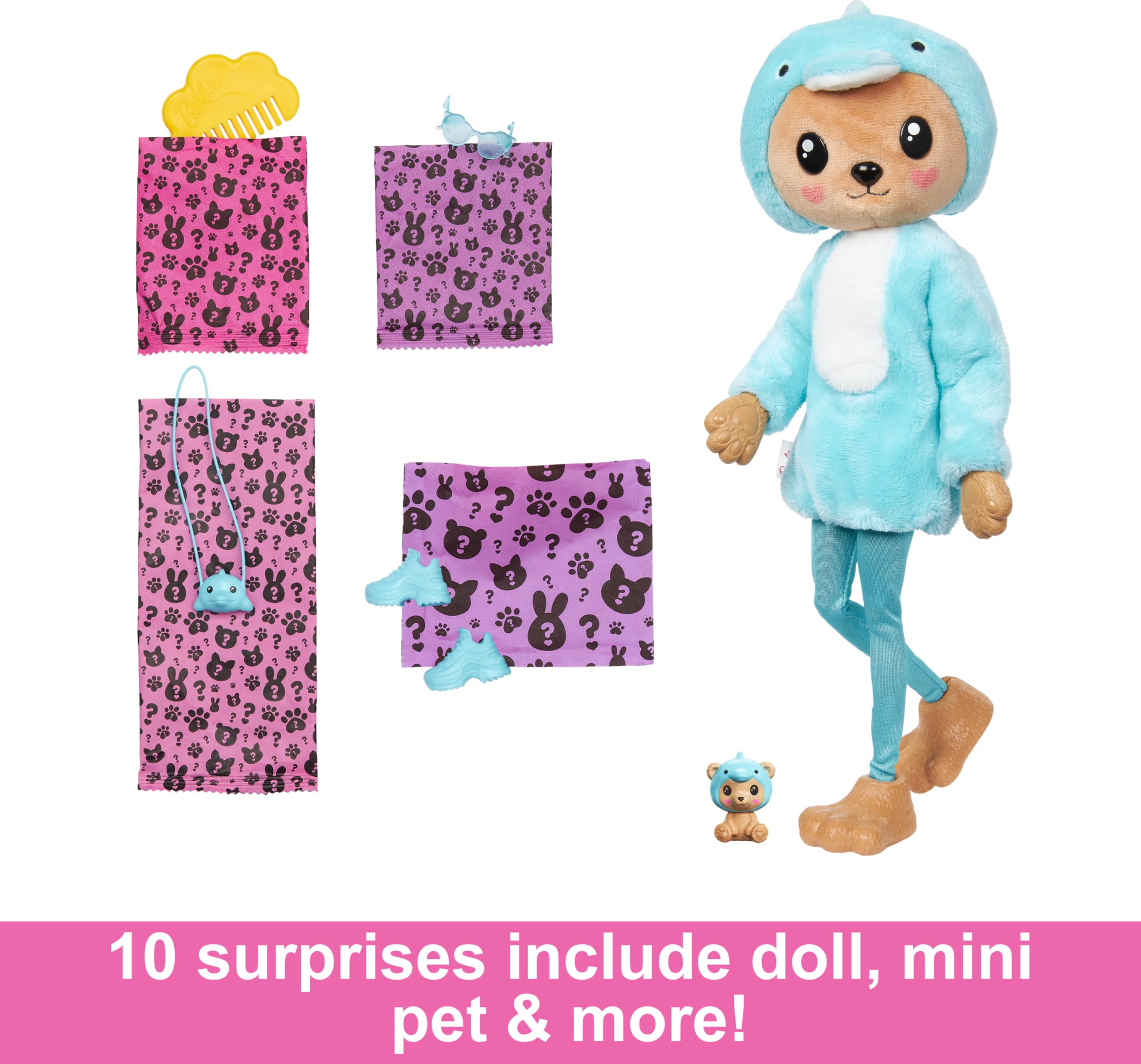 Foto 4 pulgar | Muñeca Barbie Cutie Reveal Con Accesorios Y 10 Sorpresas - Venta Internacional.
