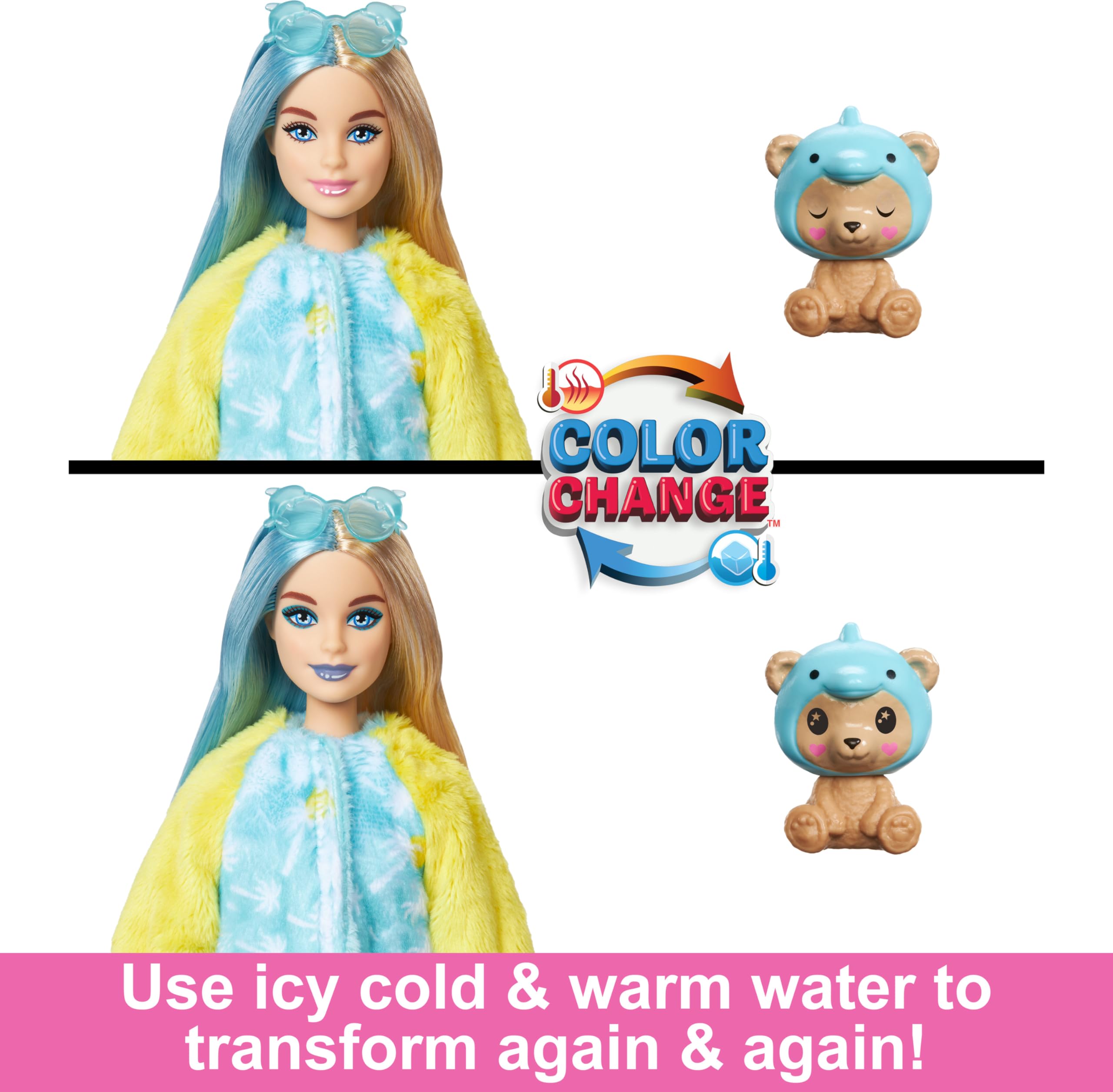 Foto 4 | Muñeca Barbie Cutie Reveal Con Accesorios Y 10 Sorpresas - Venta Internacional.