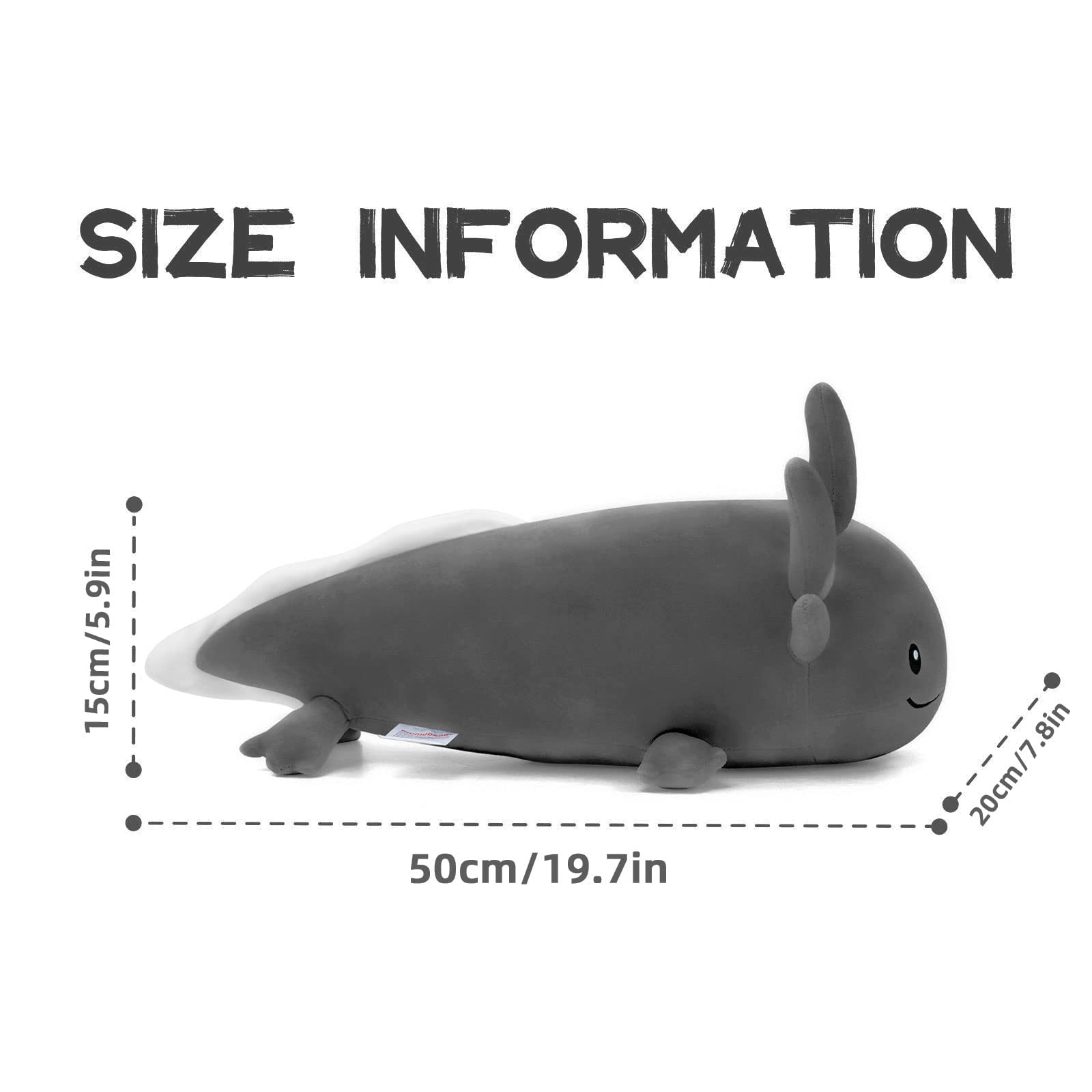 Foto 3 pulgar | Peluche Niuniu Daddy Axolotl Luminous 50 Cm Para Niños - Venta Internacional.