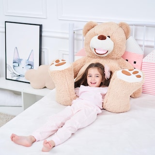 Foto 3 | Peluche Gigante Ikasa Con Forma De Oso De Peluche, 99 Cm, Color Marrón - Venta Internacional.
