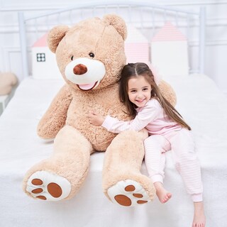 Foto 4 | Peluche Gigante Ikasa Con Forma De Oso De Peluche, 99 Cm, Color Marrón - Venta Internacional.