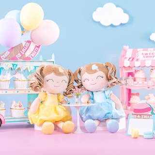 Foto 5 | Muñeca Rizada De Peluche Para Niñas, De 16 Pulgadas, Color Amarillo, Para Niños - Venta Internacional.