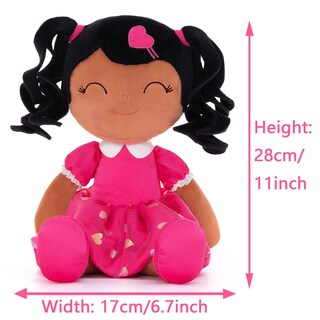 Foto 2 | Muñeca De Peluche Gloveleya Curly Girl De 16 Pulgadas Con Love Rose De Regalo - Venta Internacional.