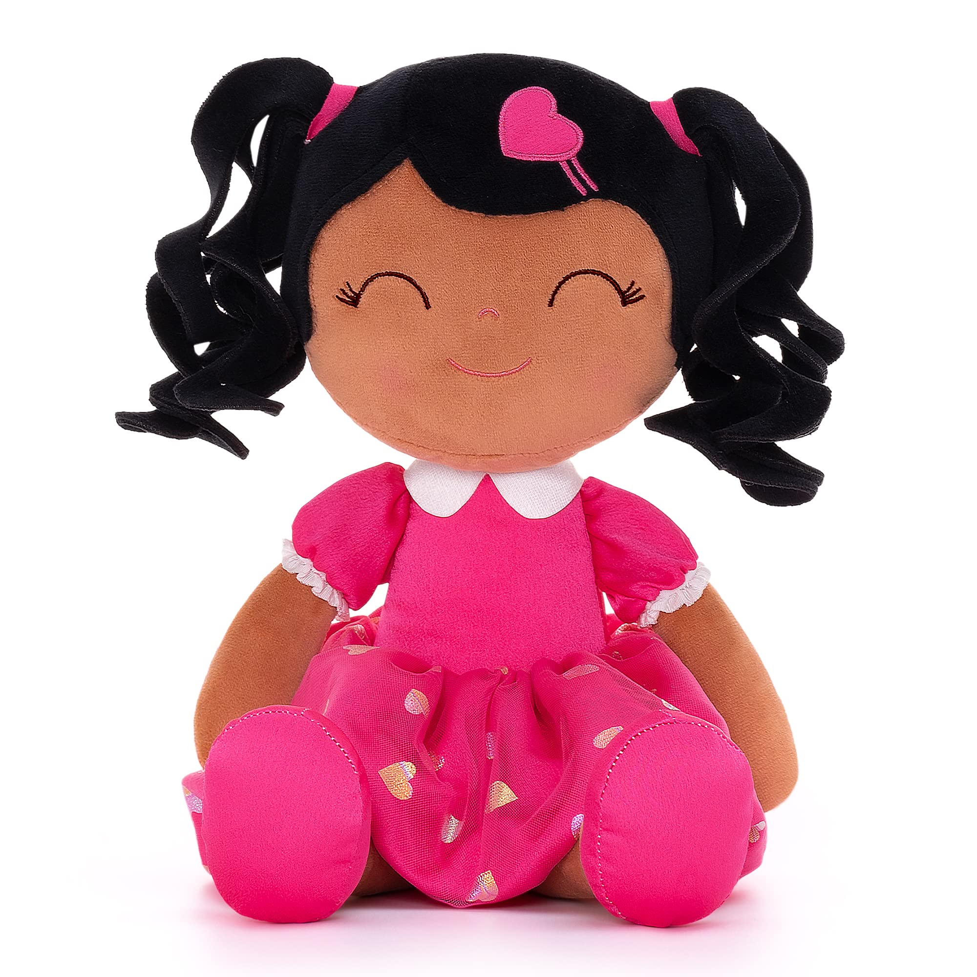 Foto 5 | Muñeca De Peluche Gloveleya Curly Girl De 16 Pulgadas Con Love Rose De Regalo - Venta Internacional.
