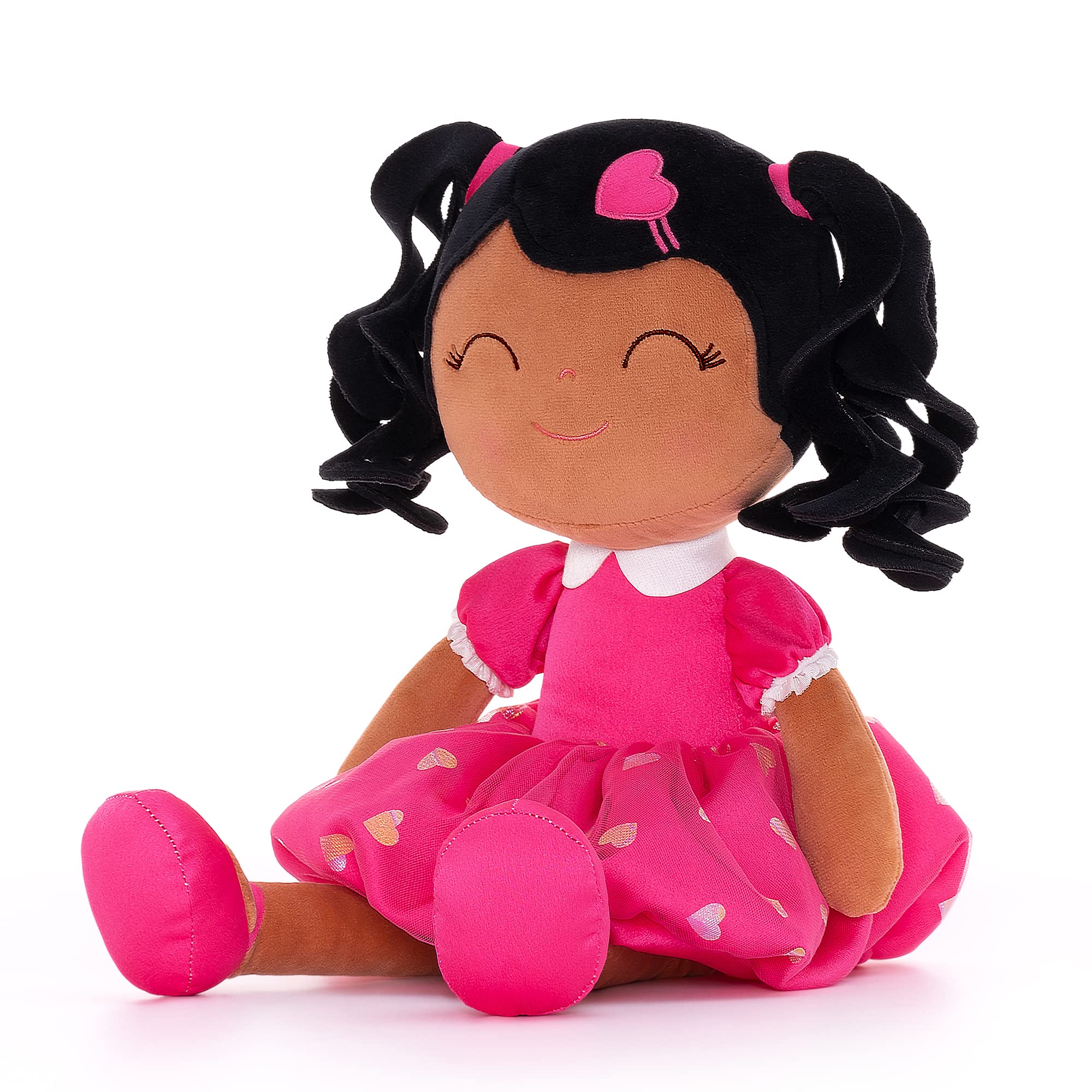 Foto 7 pulgar | Muñeca De Peluche Gloveleya Curly Girl De 16 Pulgadas Con Love Rose De Regalo - Venta Internacional.