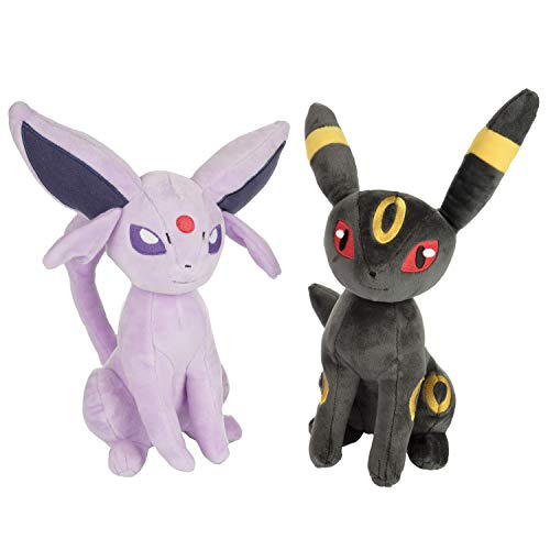 Foto 2 pulgar | Pokémon Espeon y Umbreon Peluche Paquete de 2 - 8'' Cada Uno - Edad 2+ - Venta Internacional