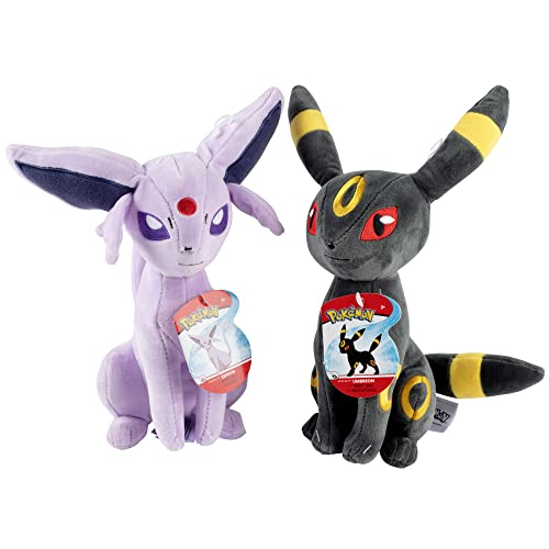 Foto 8 pulgar | Pokémon Espeon y Umbreon Peluche Paquete de 2 - 8'' Cada Uno - Edad 2+ - Venta Internacional