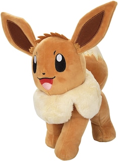 Foto 3 | Peluche de Peluche Pokémon Eevee Tamaño Grande de 12 Pulga - Venta Internacional