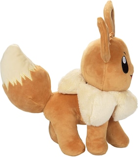 Foto 4 | Peluche de Peluche Pokémon Eevee Tamaño Grande de 12 Pulga - Venta Internacional