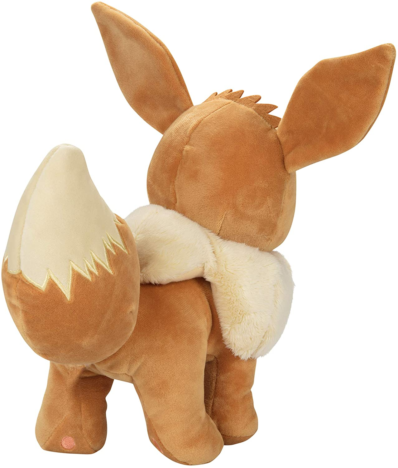 Foto 6 pulgar | Peluche de Peluche Pokémon Eevee Tamaño Grande de 12 Pulga - Venta Internacional