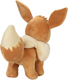 Foto 5 | Peluche de Peluche Pokémon Eevee Tamaño Grande de 12 Pulga - Venta Internacional