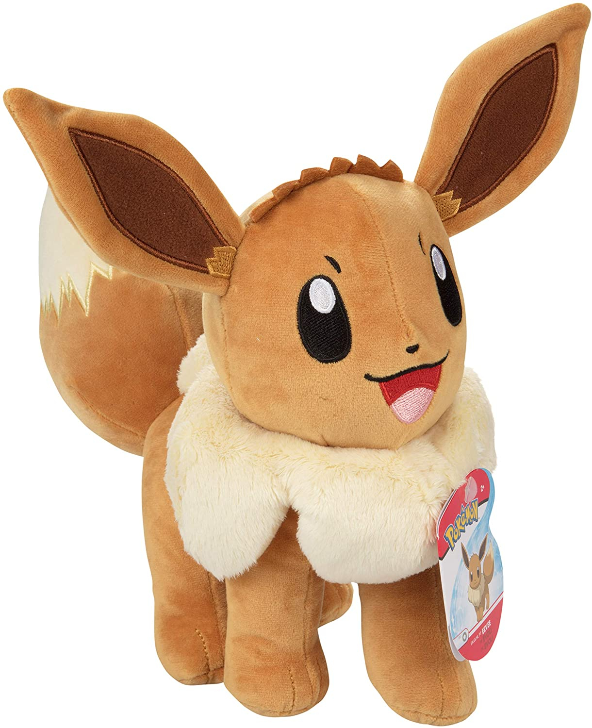 Foto 7 pulgar | Peluche de Peluche Pokémon Eevee Tamaño Grande de 12 Pulga - Venta Internacional