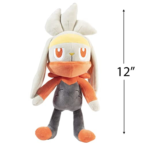 Foto 3 pulgar | Peluche Pokémon Raboot 12'' - Venta Internacional
