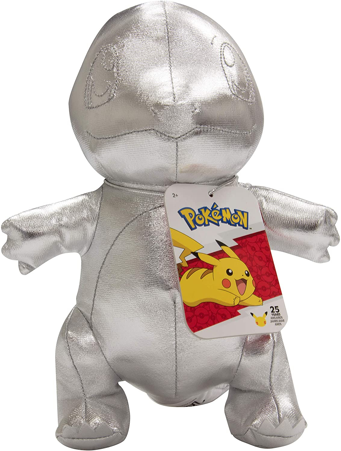 Peluche Pokémon 25th Celebration 8 Silver Charmander - Venta Internacional