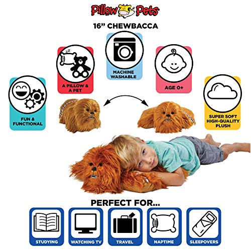 Foto 8 pulgar | Almohada de Peluche Para Mascotas Chewbacca Disney Star Wars - Venta Internacional
