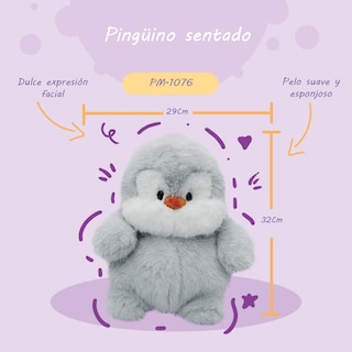 Foto 2 | Peluche Importadora La Merced de Pingüino