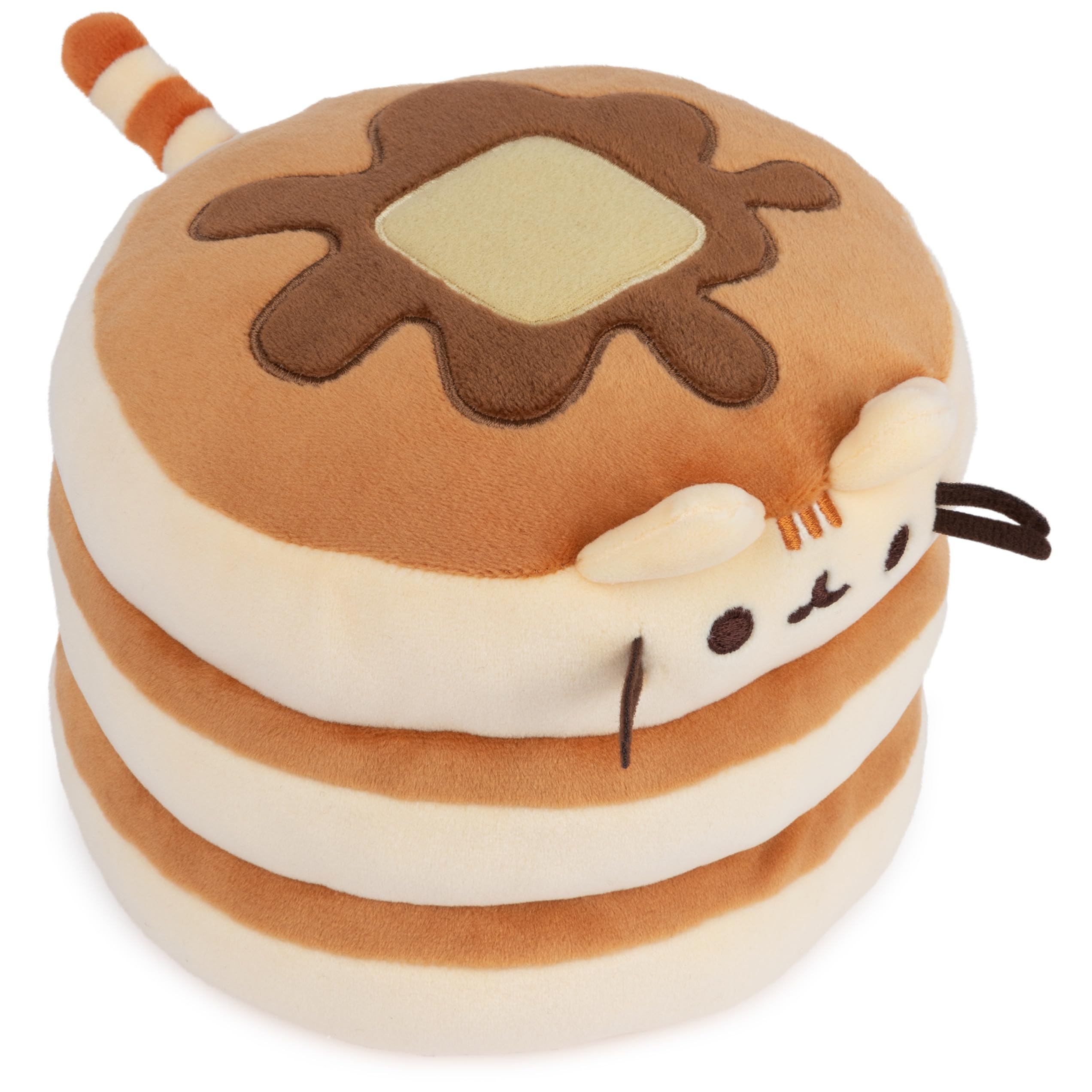 Foto 3 pulgar | Peluche Gund Pusheen The Cat Pancake Squisheen Marrón 15 cm - Venta Internacional