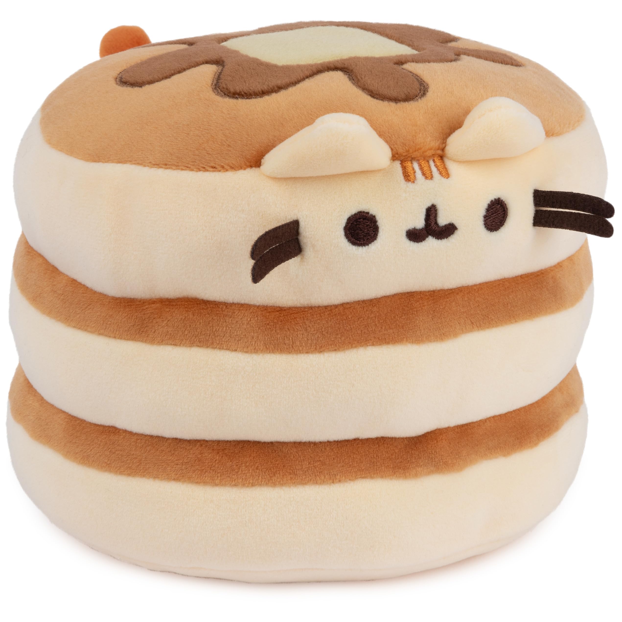 Foto 4 pulgar | Peluche Gund Pusheen The Cat Pancake Squisheen Marrón 15 cm - Venta Internacional