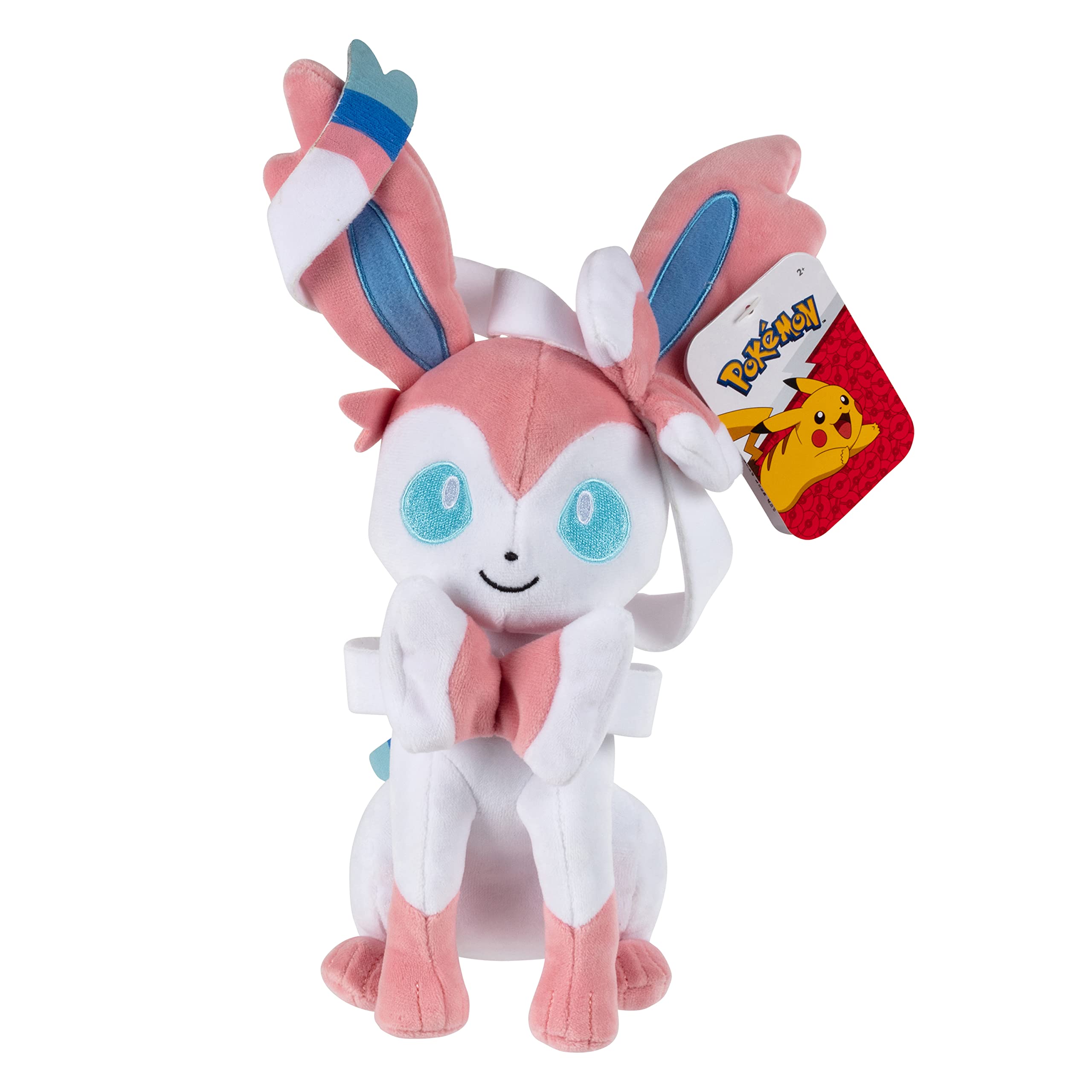 Peluche Pokémon Sylveon de 8 Pulgadas con Licencia Oficial - Venta Internacional