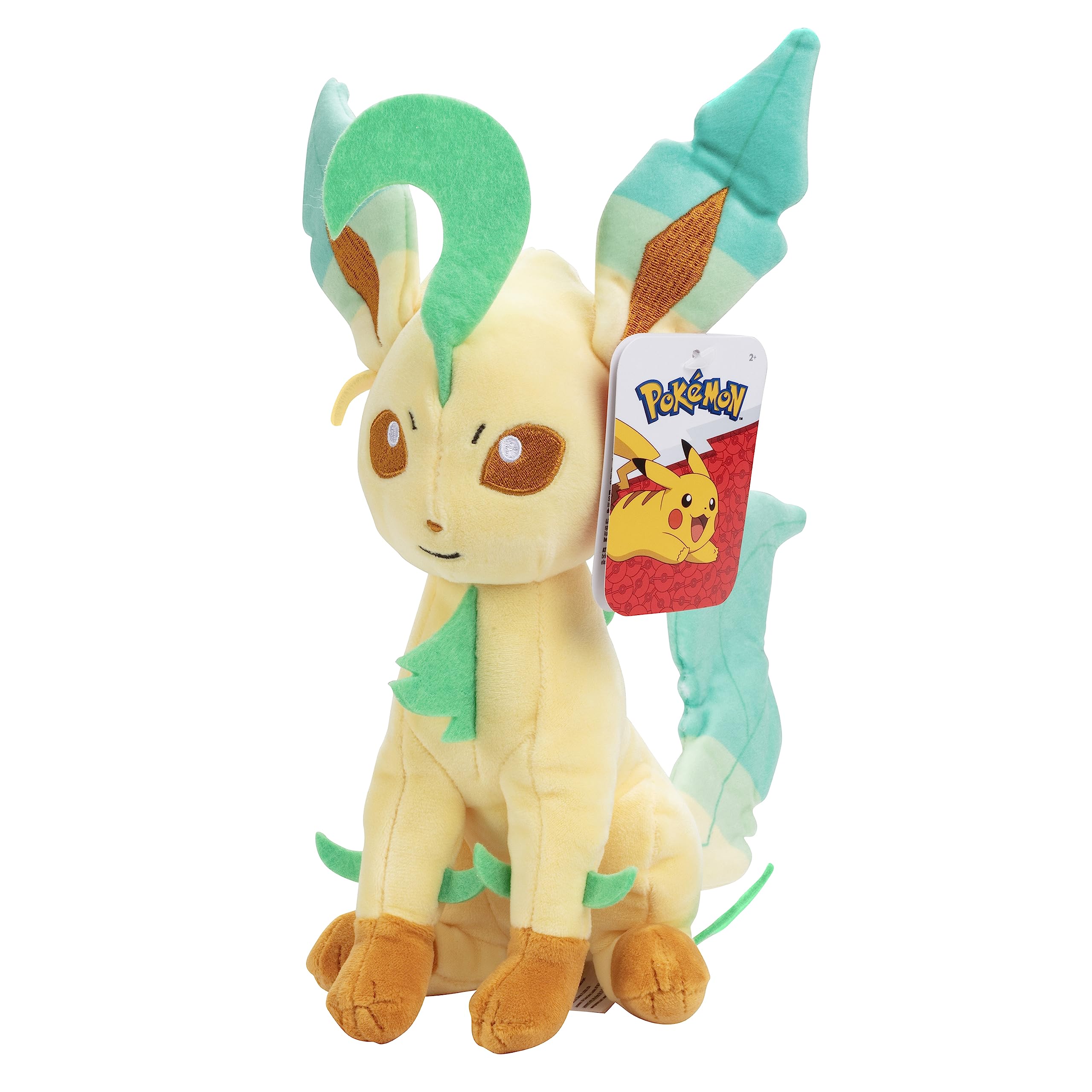 Peluche Pokémon Leafeon de 20 Cm con Licencia Oficial - Venta Internacional