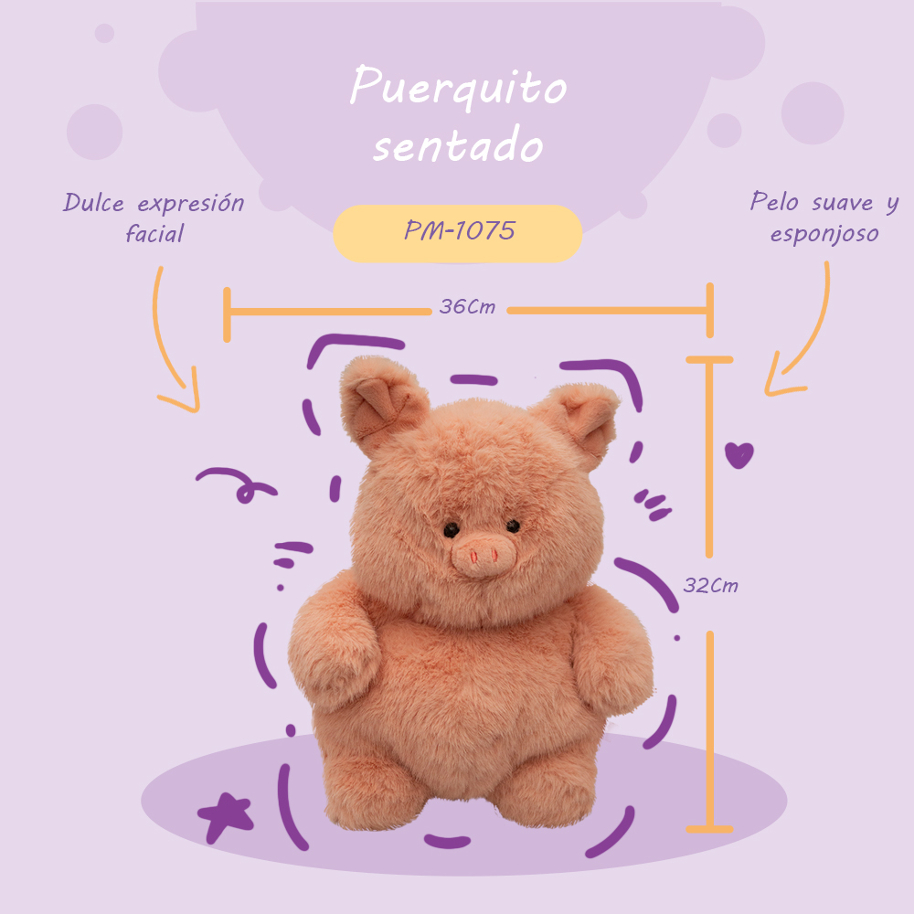 Foto 2 | Peluche Importadora La Merced de Cerdito