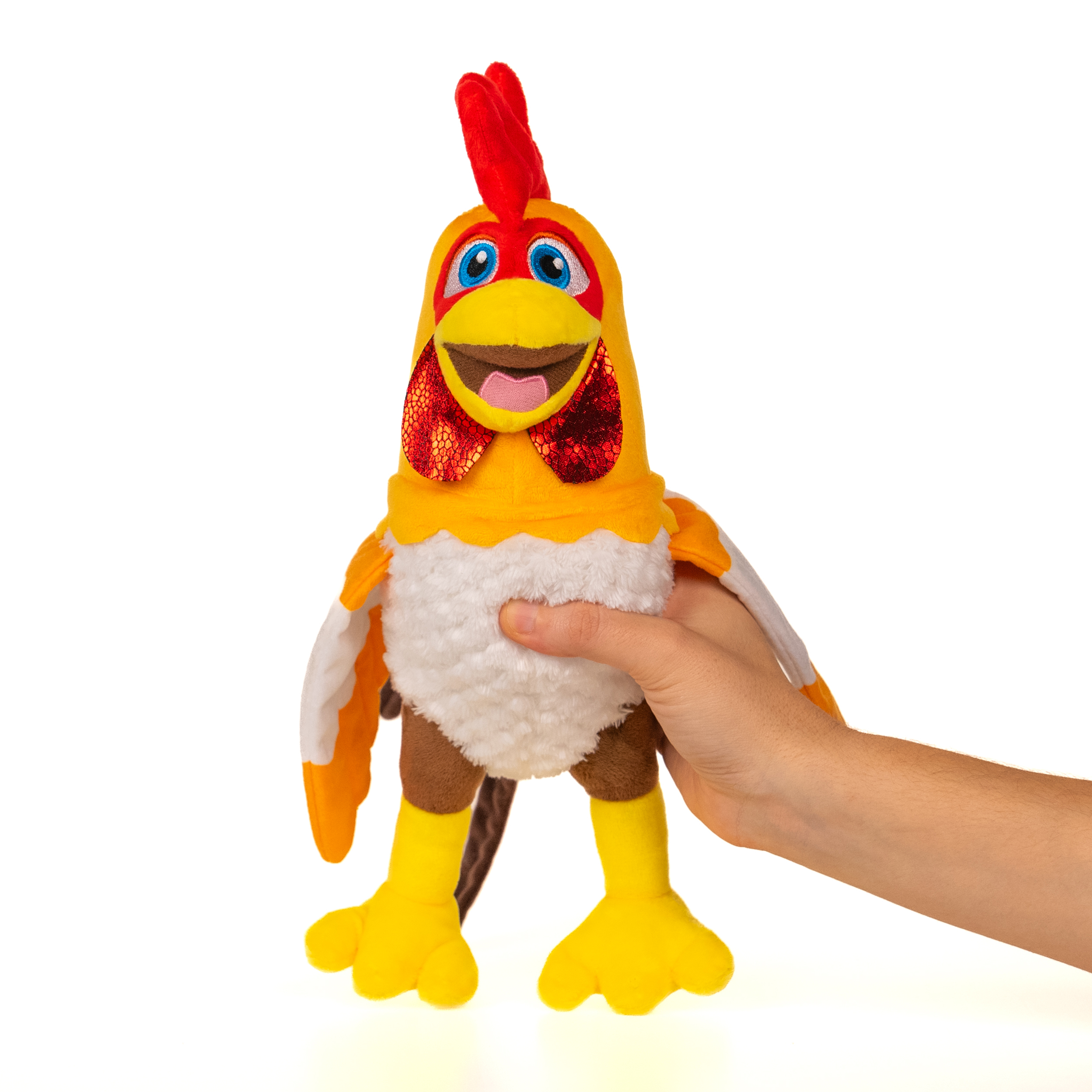 Foto 4 pulgar | Peluche Musical Gallo Bartolito La Granja de Zenon 30 cm